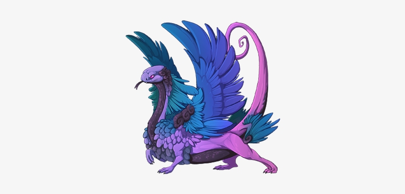 18093699 350 - Flightrising Female Coatl, transparent png #131006