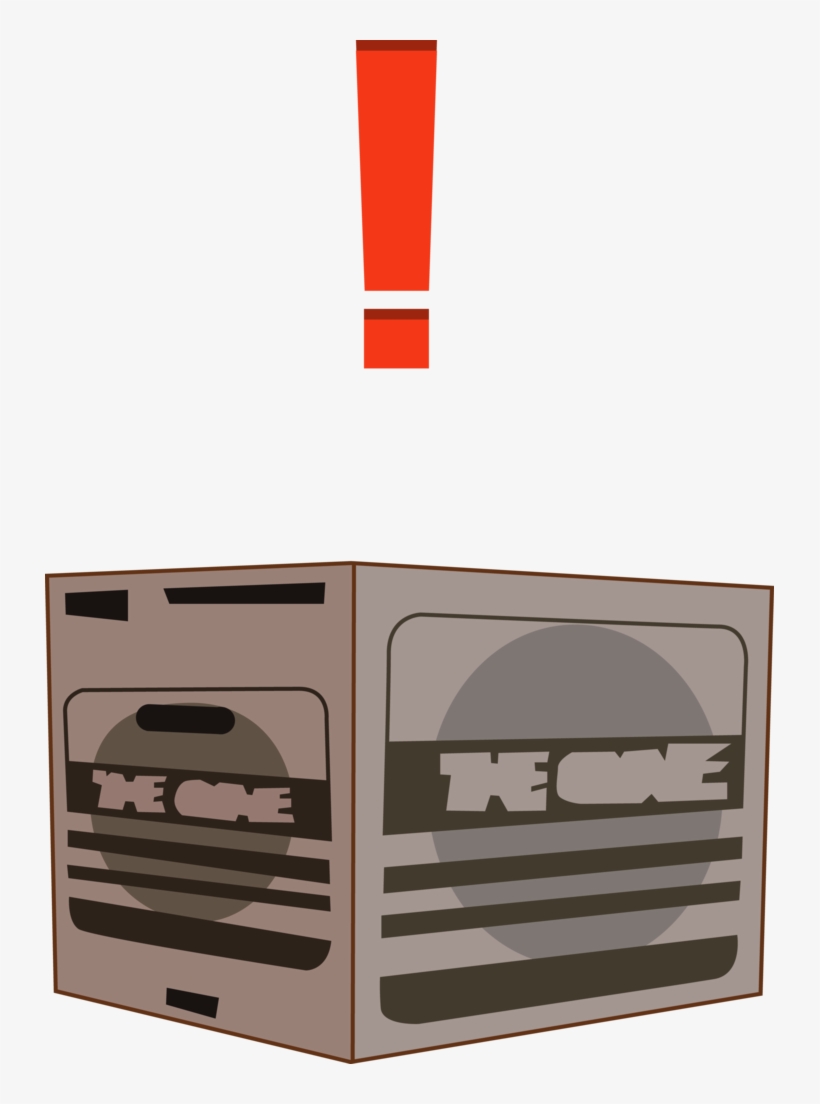 Credechica4, Box, Exclamation Point, Konami, Make New - Metal Gear Box Exclamation, transparent png #131048