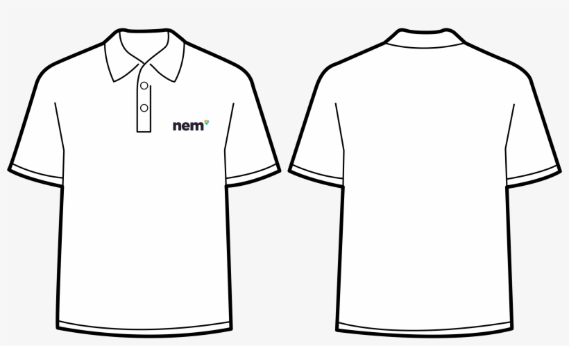 black polo shirt template