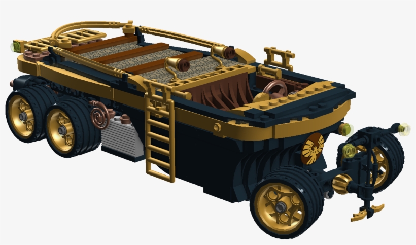 Steampunk Smolyanov Steam-yacht - Scale Model, transparent png #131087