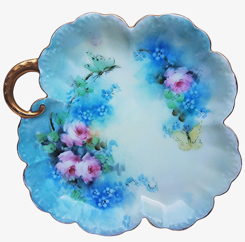 Exceptional Rosenthal Bavaria 1900's Hand Painted Vibrant - Porcelain, transparent png #131159