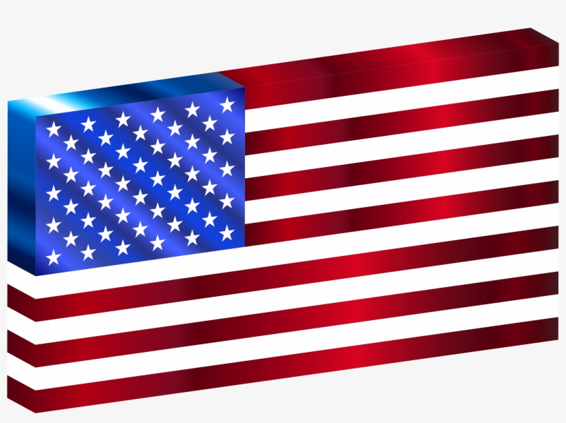 This Free Icons Png Design Of 3d Usa Flag Variation, transparent png #131288