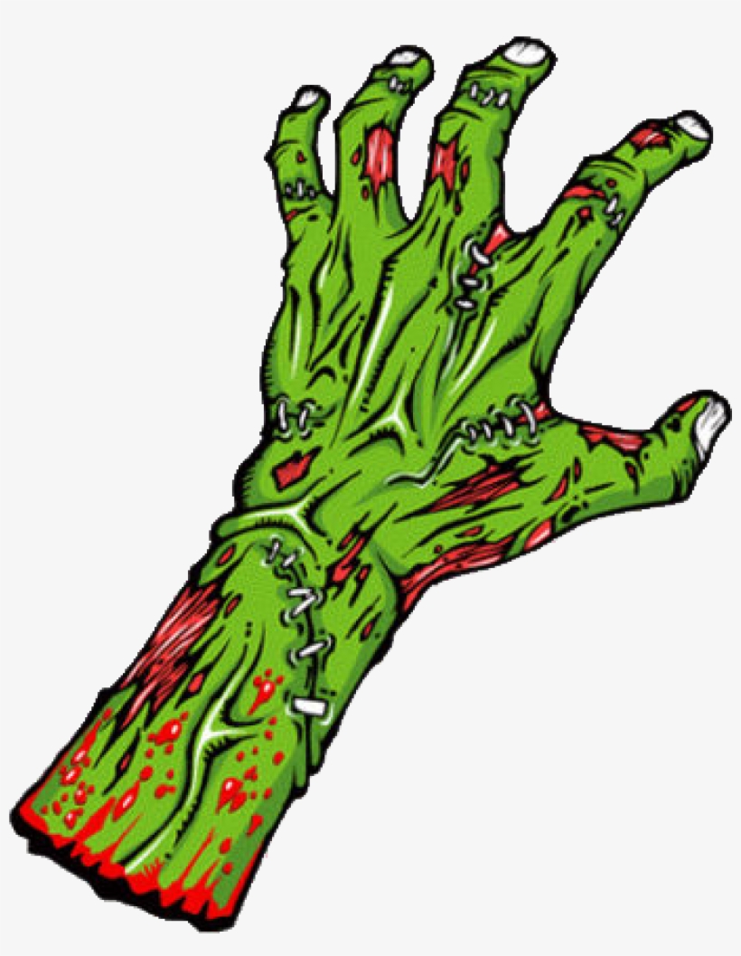 Clip Art Download Black And White Hand Transparent - Zombie Hand Png, transparent png #131356