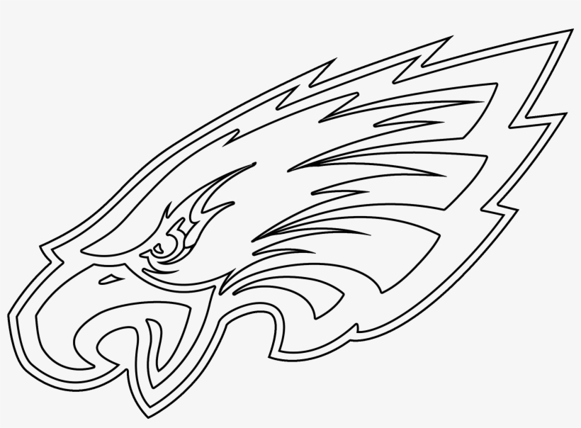 Image Result For Philadelphia Eagles Logo Png - Philadelphia Eagles Logo Coloring Pages, transparent png #131394