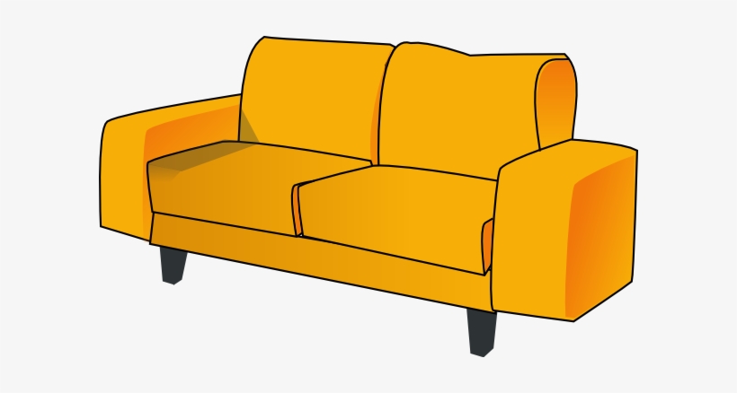 Couch Clip Art - Sofa Clip Art, transparent png #131979