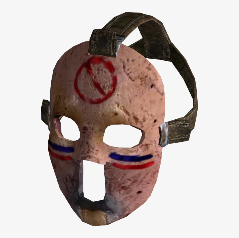 Hockey Mask - Fallout New Vegas Hockey Mask, transparent png #132135