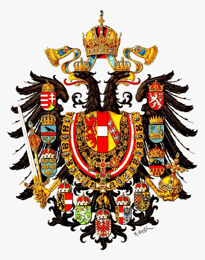 Wappen Kaisertum Österreich - Habsburg Empire Coat Of Arms, transparent png #132568