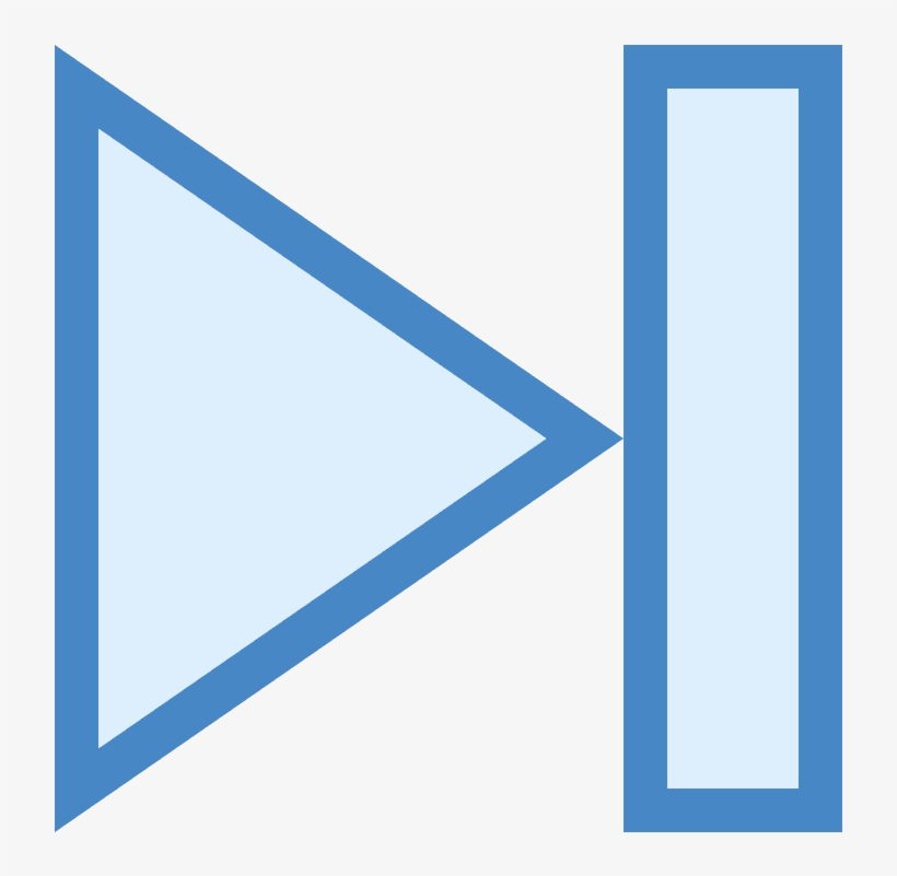 The Icon Shows A Button That Would Toggle A Video Player - 箭頭 圖 去 背, transparent png #132608