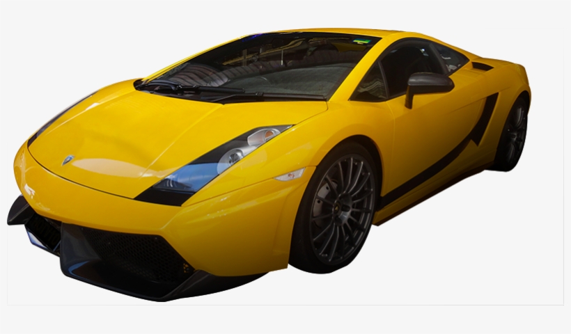Yellow Lamborghini Transparent Background Png - Yellow Lamborghini Gallardo Png, transparent png #132725