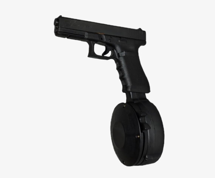 Share This Image - Glock 22 Drum Magazine, transparent png #132729