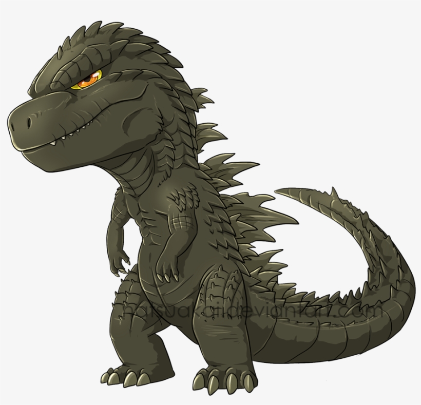 Chibi Godzilla - Chibi Godzilla 2014, transparent png #132755