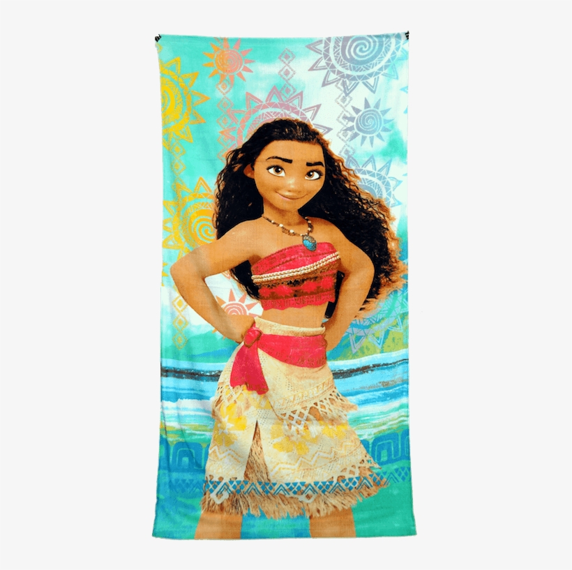 Moana Towel - Disney Vaiana Aloha - Strandlaken - 70 X 120 Cm - Multi, transparent png #132839