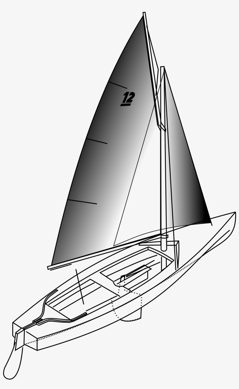 Sharpie 12 M2 Drawing - Sharpie Voilier, transparent png #132915