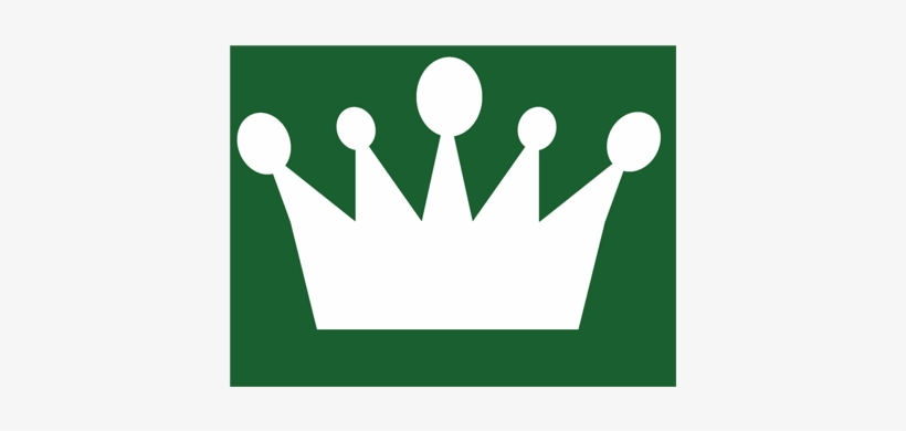 Queen Or King Crown Stencil - Crown Green King Png, transparent png #132942