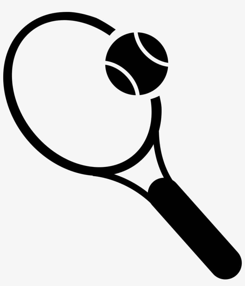Racket And Tennis Ball Comments - Icono Tenis Png, transparent png #133117