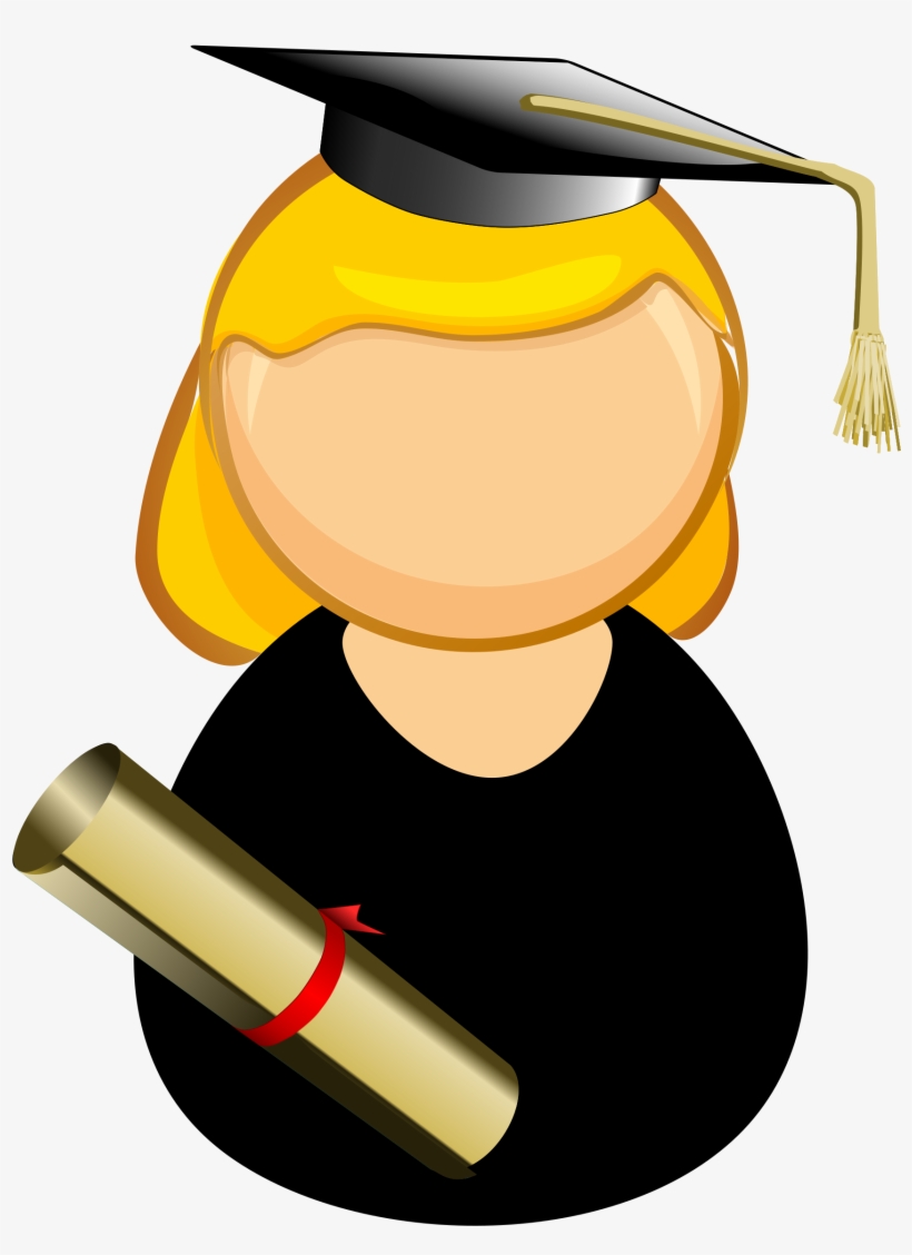 This Free Icons Png Design Of Graduated Student, transparent png #133347