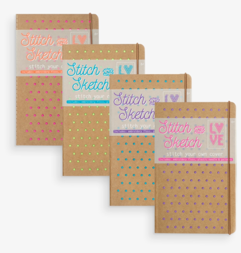 Ooly, Stitch & Sketch Notebook, Purple (118-179), transparent png #133440