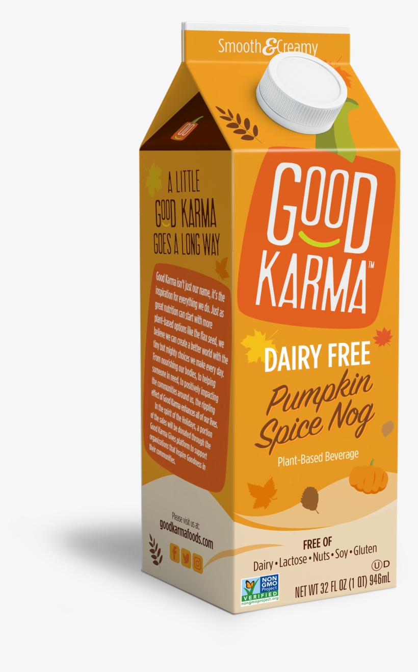 Good Karma Flax Milk Pumpkin Spice, transparent png #133491