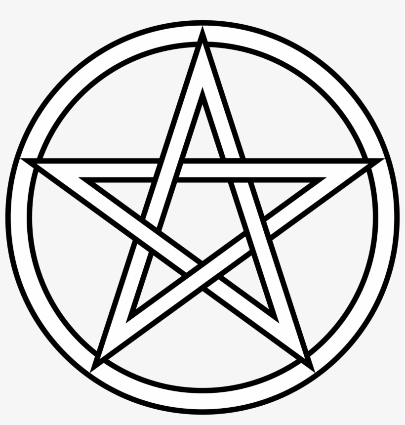 White Pentagram Png, transparent png #133495