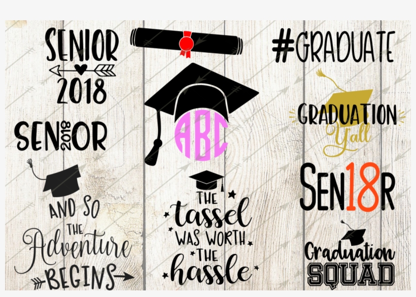 2018 Graduation Svg Bundle, Graduation Clip Art, Graduation - Graduations Bundles 2018, transparent png #133498