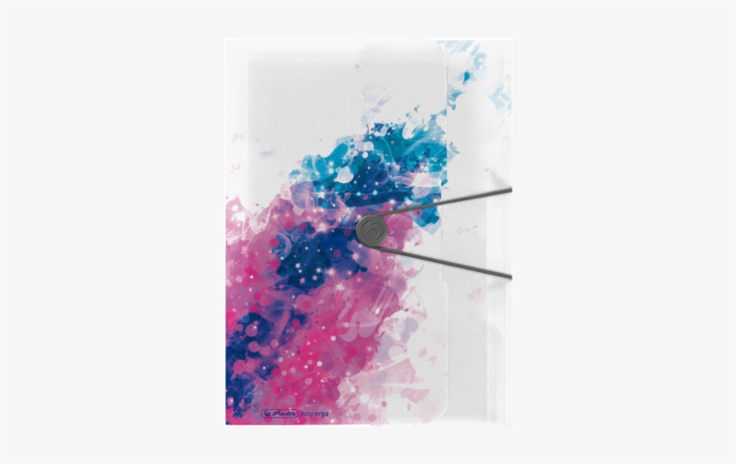 Wallet Folder A4 Pp Splash Pink - Caiete Spirala Herlitz, transparent png #133600