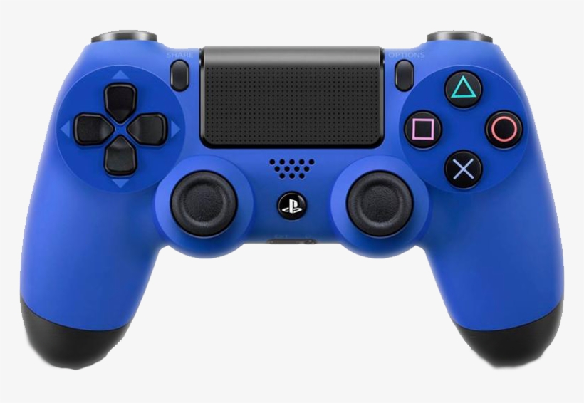 Blue Wave Rapid Fire Ps4 Controller Playstation 4 Dual Shock 4 Wireless Controller Wave Free Transparent Png Download Pngkey
