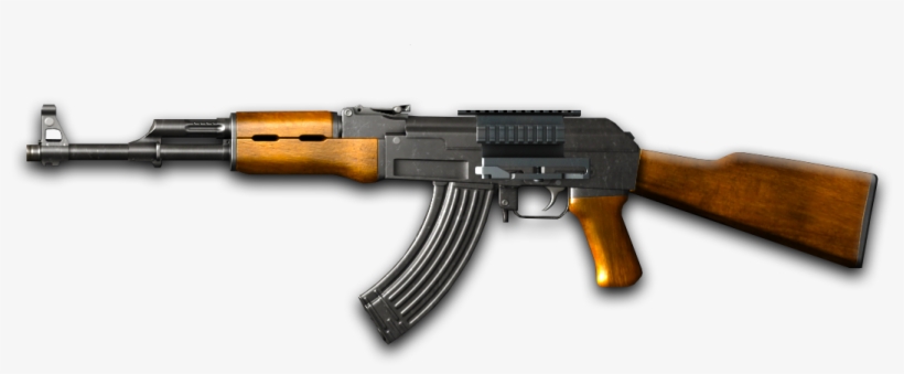 Ak 47 Side Render - First-person Shooter, transparent png #133916