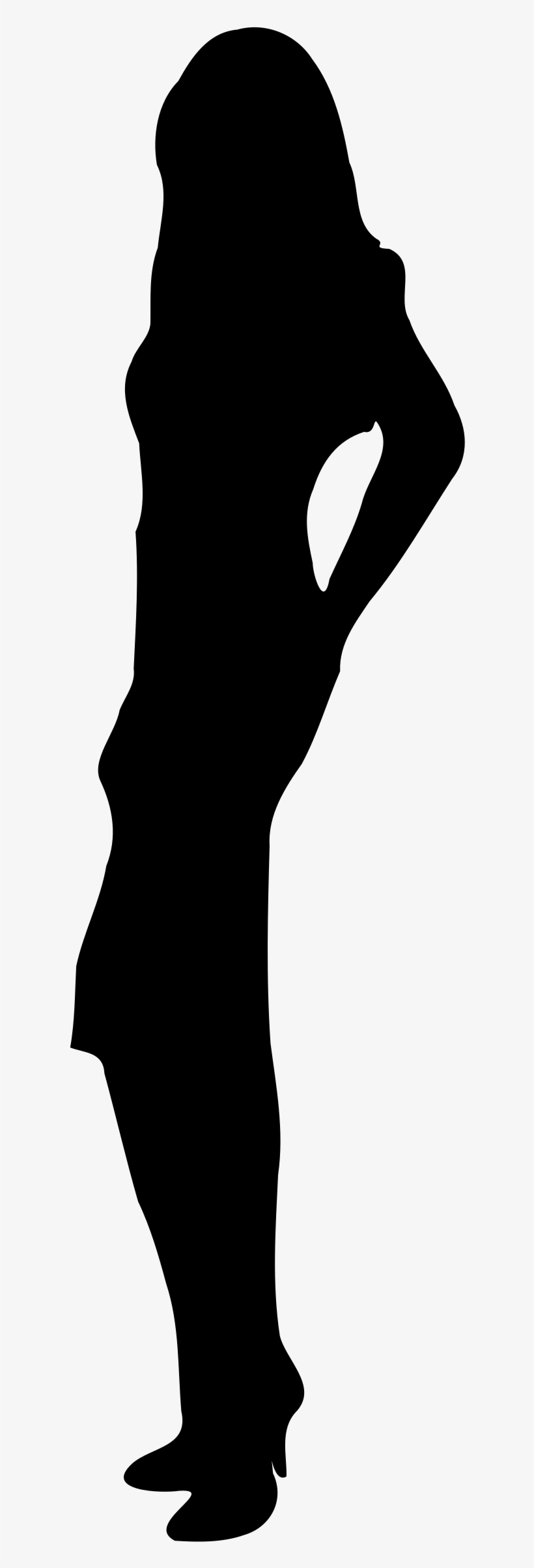 Woman Standing Silhouette Png - Woman Standing Silhouette, transparent png #134259