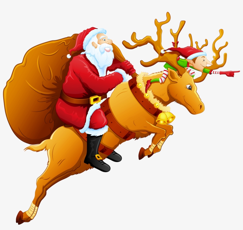 And Reindeer Png Gallery Yopriceville High View - Christmas Reindeer Png, transparent png #134324