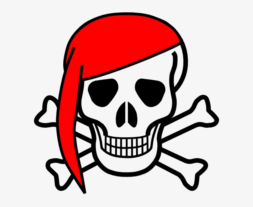 Free Icons Png - Skull And Crossbones Cut Out, transparent png #134343