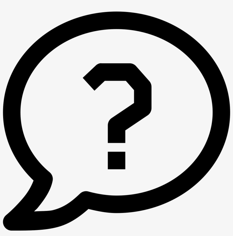 Ask Question Icon Free - Question Icon, transparent png #134566
