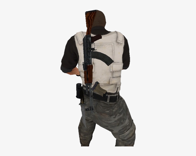 P Ak47 Back Csgo - Ak 47 On Back, transparent png #134611