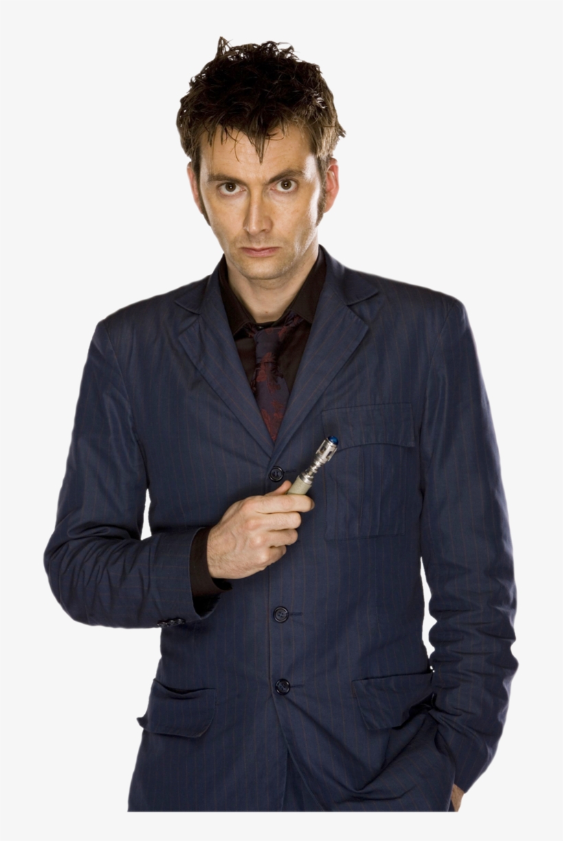 Tenth Doctor - 10th Doctor Blue Outfit, transparent png #134684