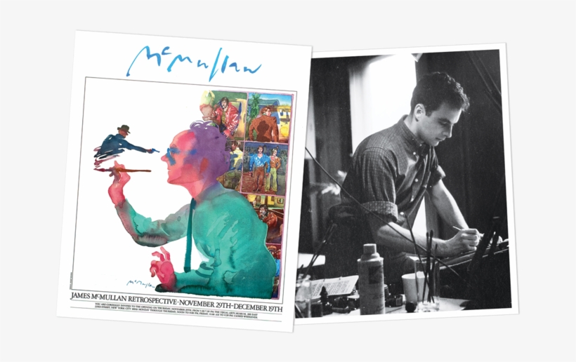 A Self-portrait For A Mcmullan Retrospective At The - John Mcmullan Lincoln Center Poster Art, transparent png #134712