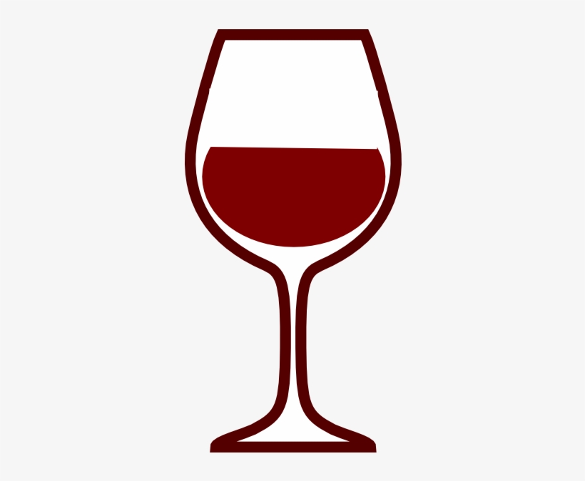 Download Glass Silouhette Clip Art At Clker Vector - Red Wine Glass ...