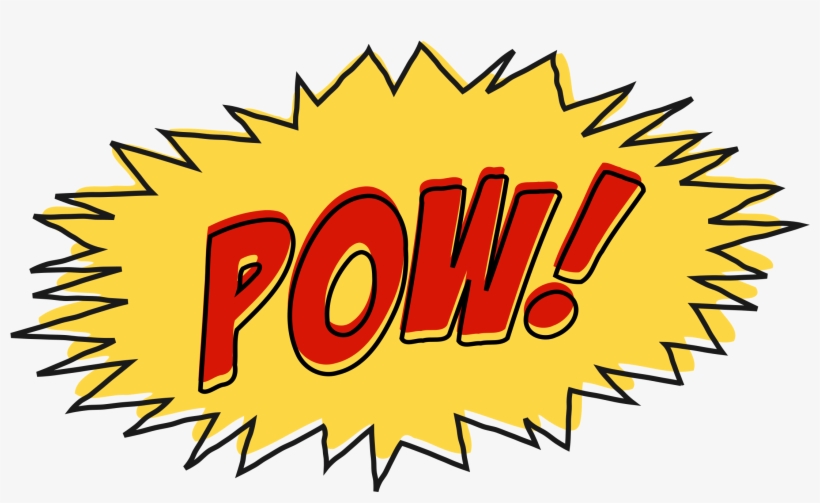 Pow Comic Book Sound Effect No Background Icons Png - Sound Effect Clipart, transparent png #134947