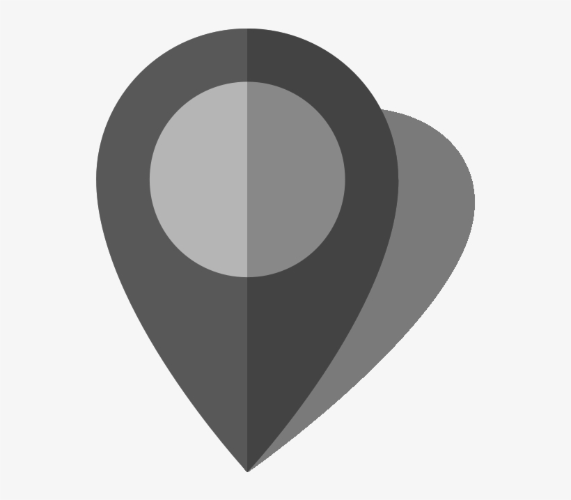 Location Map Pin Gray10 - Location Vector Icon Png White, transparent png #134999