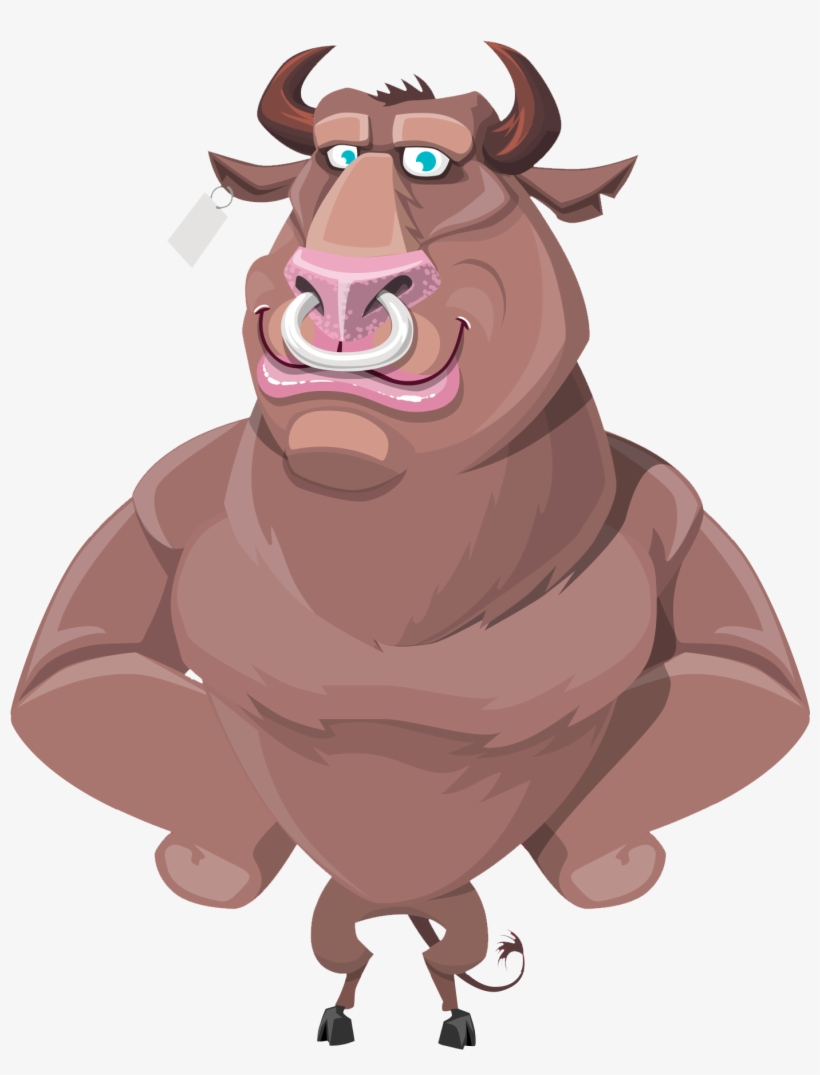 Bull Vector Png Transparent Image - Bull Transparent, transparent png #135044