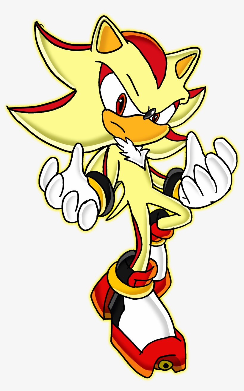 Hedgehog Drawing Shadow - Super Shadow The Hedgehog Drawing, transparent png #135069