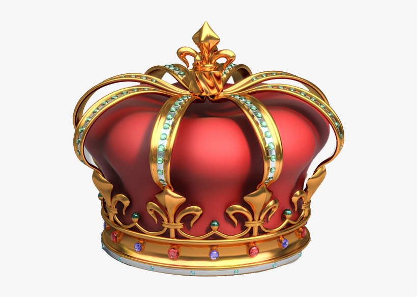 Png Gold And Red Crown Crown Transparent Png Crowns - Bronze Crown .png, transparent png #135119