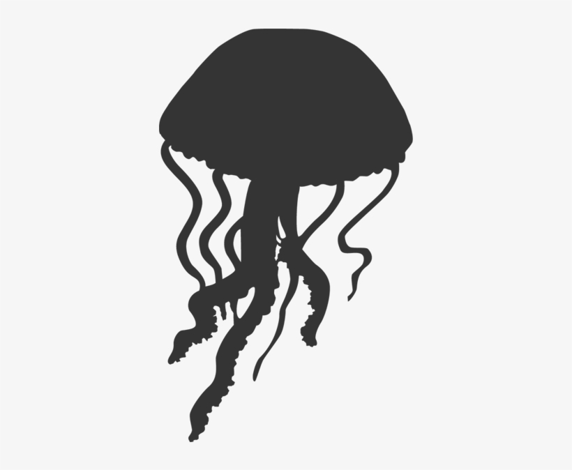 Jelly Fish Silhouettes, transparent png #135228