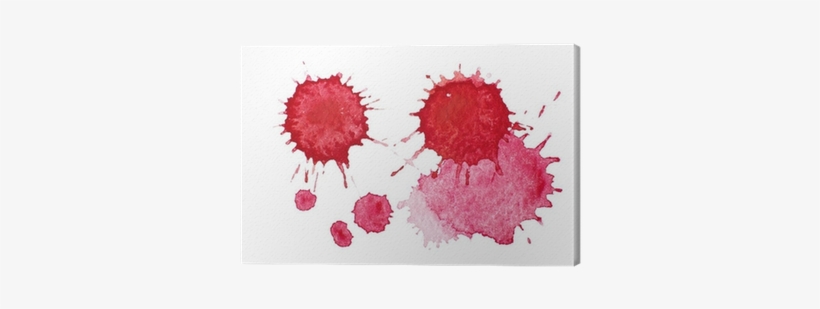 Abstract Painted Blots Watercolor Background On Paper - Macchie Acquerello Png, transparent png #135302