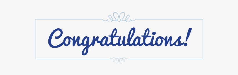 Congratulation Png Image - Gratitude, Zebra Stripes, Elegantly Casual, For Thank, transparent png #135326