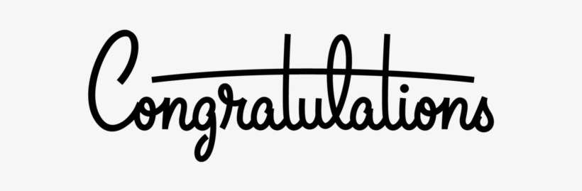 Congratulations To Dallis, I Know That You'll Do A - Congratulations Written In Cursive, transparent png #135370