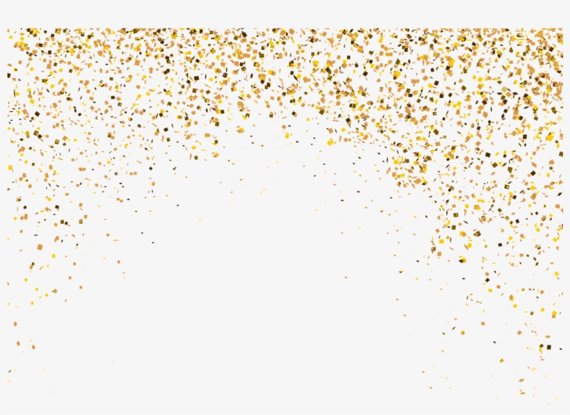 Explosion Particle Irregular Background - Gold Particles Png, transparent png #135637