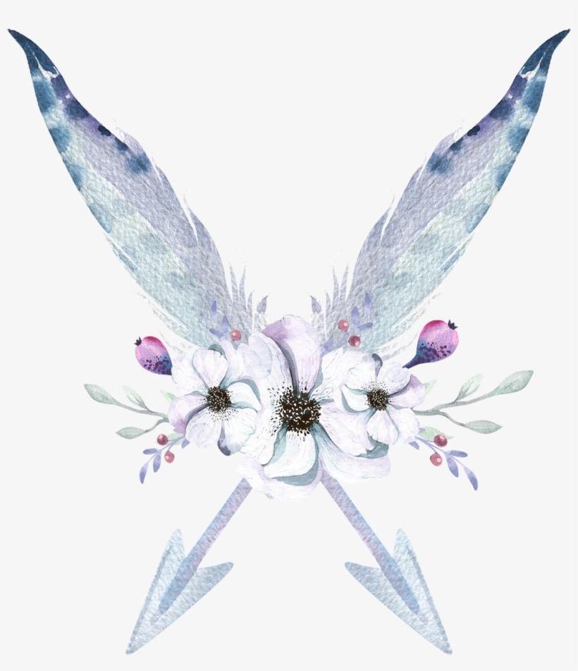 Boquet Bouquet Watercolor Watercolour Flowers Flower - Background Bohwmian, transparent png #135757