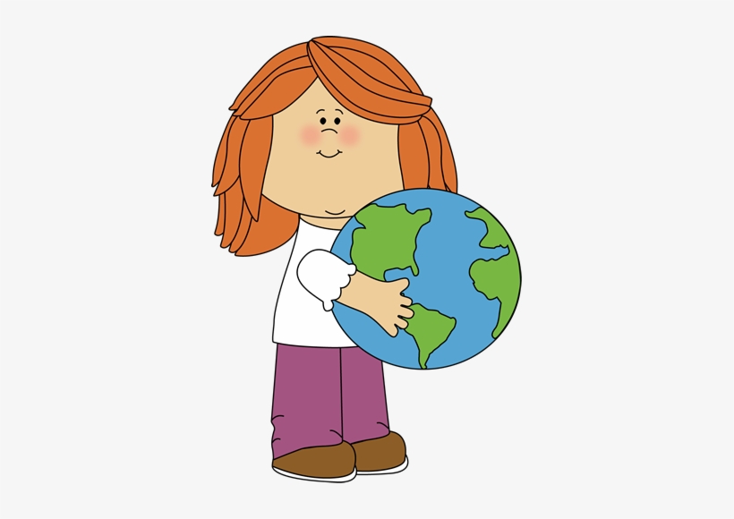 Sunbeam Clipart For Kid Png - Kid With Globe Clip Art, transparent png #135845