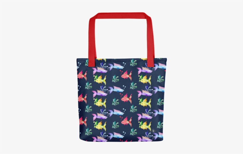 Watercolor Fish - Tote Bag, transparent png #135939