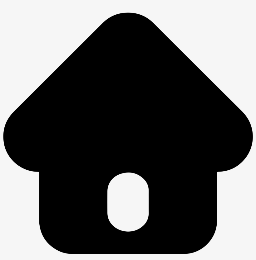 Home Icon Black - Wikimedia Commons, transparent png #136198
