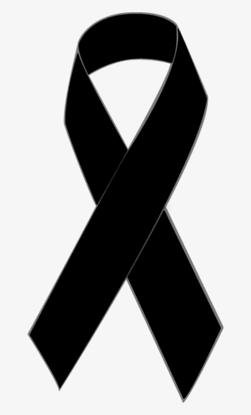 Where Is The Specific Ribbon That Marks His Unique - Black Cancer Ribbon Png, transparent png #136373